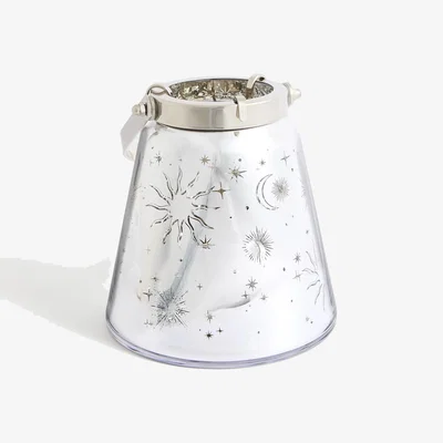 Marks & Spencer M&S Moon & Star Metal Lantern - Silver, Silver