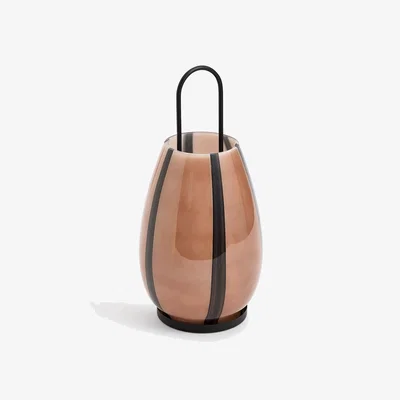 Marks & Spencer M&S Collection Striped Glass Lantern - Multi, Multi