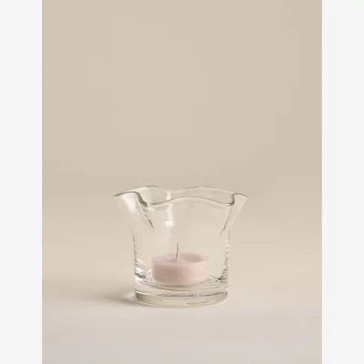 Marks & Spencer M&S Handkerchief Tealight Holder Clear
