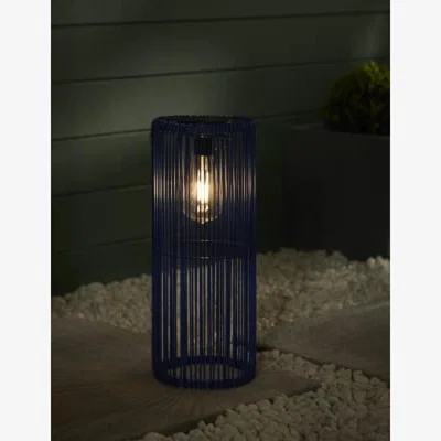 Marks & Spencer M&S Large Outdoor Solar Lantern - Blue, Blue
