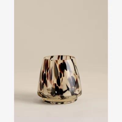 Marks & Spencer M&S Animal Confetti Glass Tealight Holder Multi