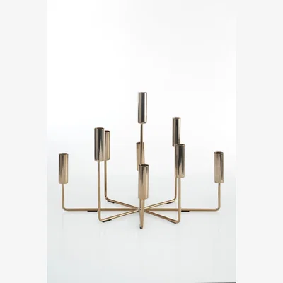 My Furniture Fiori Candelabra Brass
