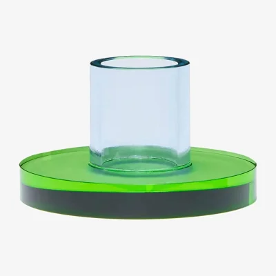 Made in Design Astra Small Candle stick glass green - HÜBSCH