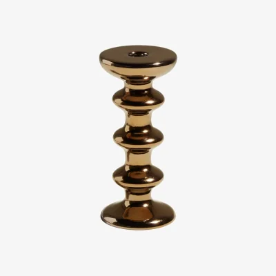 Made in Design Slave Candle stick ceramic gold / H 20 cm - Maison Sarah Lavoine