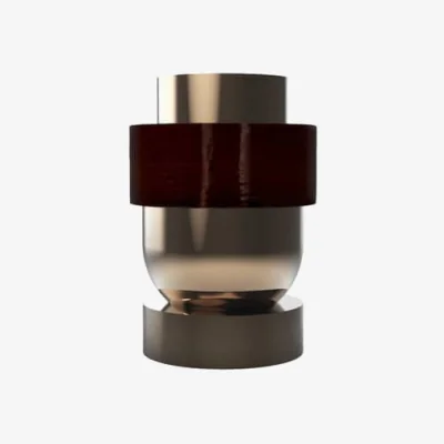Made in Design Ador Small Candle stick ceramic gold / H 10 cm - RED Edition