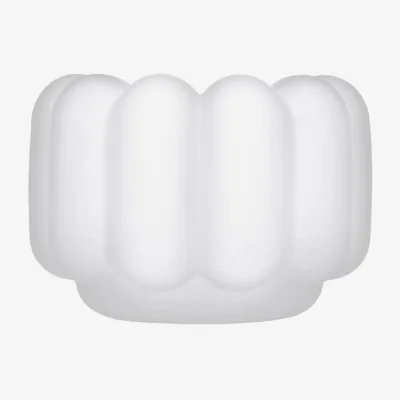 Made in Design Press Vertical Candle holder glass white - Tom Dixon