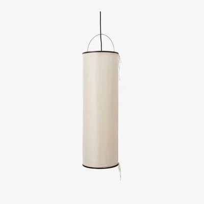 Made in Design Silk Lantern Pendant textile beige / Natural silk - H 70 cm - Gubi