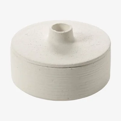 Made in Design Mira Candle stick ceramic beige / Box - Serax
