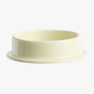 Made in Design Column Medium Candle stick ceramic beige / For Block candle - Ø 11 cm - Hay
