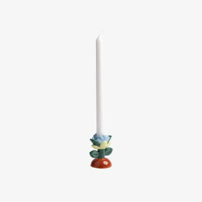 Made in Design Blume XS Candle stick ceramic multicoloured / Hand-painted - & klevering