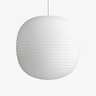 Made in Design Lantern Medium Pendant glass white / Ø 30 cm - NEW WORKS