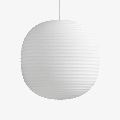 Made in Design Lantern Large Pendant glass white / Ø 40 cm - NEW WORKS