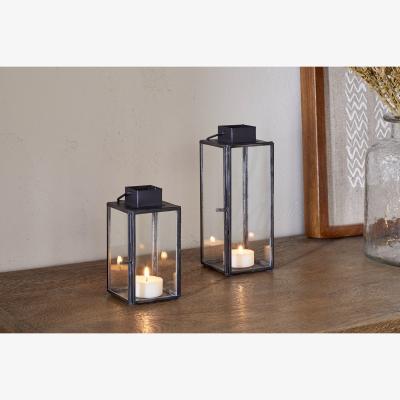 Nkuku nkuku Sia Mini Table Lantern | Candles Holders & Lanterns | Black | Large