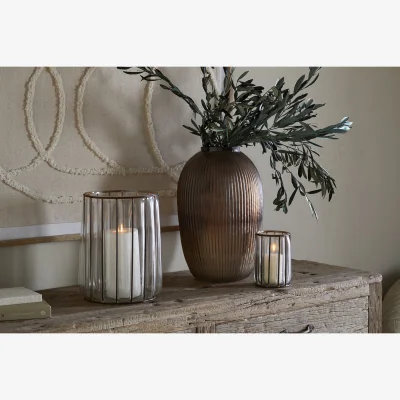 Nkuku nkuku Hava Lantern | Candles Holders & Lanterns | Clear | Large