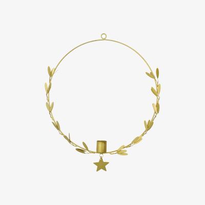 Nordic Nest House Doctor Mistel candle holder Ø25 cm Brass