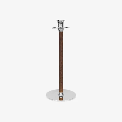 Nordic Nest Hilke Collection Alto Basso candle holder 30 cm Nickel-plated brass