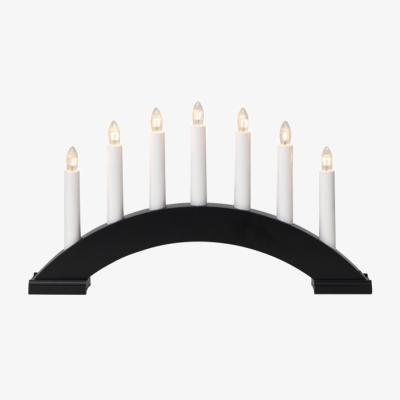 Nordic Nest Star Trading Bea Candle Holder 39 cm Black