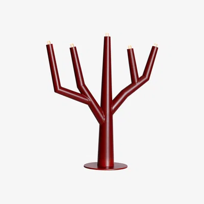 Nordic Nest By Rydéns Winter Ruby advent candle holder Oxide red