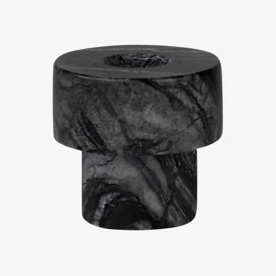 Nordic Nest Mette Ditmer Marble candle holder 5 cm Grey