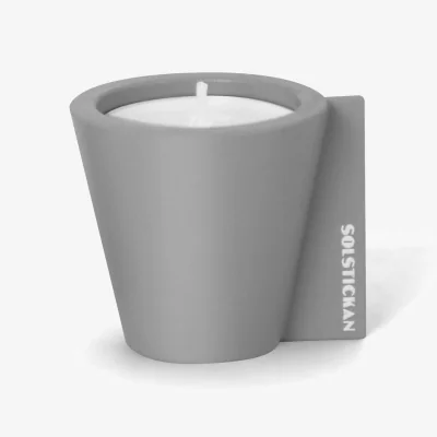 Nordic Nest Solstickan Design Flipp candle holder 5x6 cm Grey