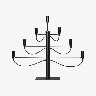 Nordic Nest Milano electric candle holder Black