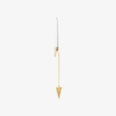 Nordic Nest Georg Jensen 2025 candle holder for Christmas tree cone Gold plated zinc alloy