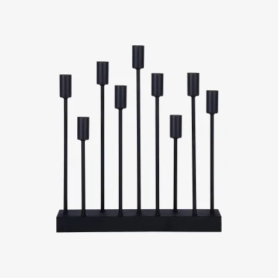 Nordic Nest Pix electric advent candle holder black