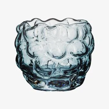 Nordic Nest Kosta Boda Moss tealight holder 7.3 cm Blue