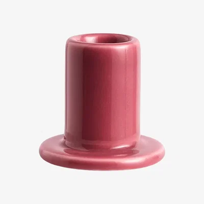 Nordic Nest HAY Tube candle holder 5 cm Berry pink