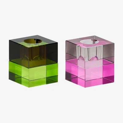Nordic Nest Hübsch Block candle holder 2 pieces Brown-green gray-pink1. Sofa sizes:2.5 seater sofa3 seater sofa