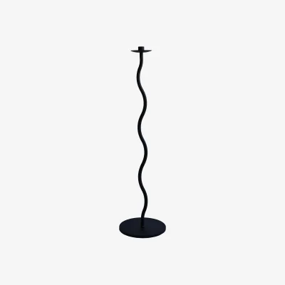 Nordic Nest Cooee Design Curved candle holder 85 cm Black
