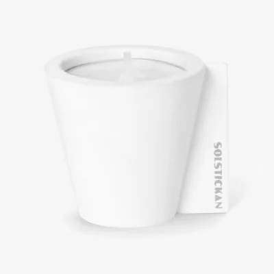 Nordic Nest Solstickan Design Flipp candle holder 5x6 cm White