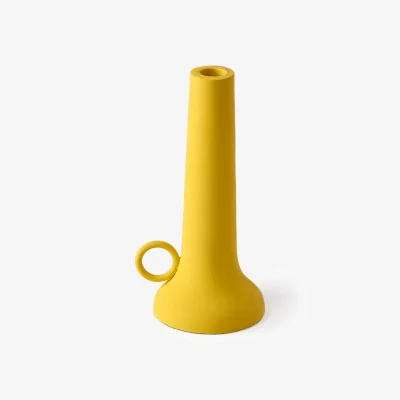 Nordic Nest POLSPOTTEN Spartan candle holder S 22 cm Yellow