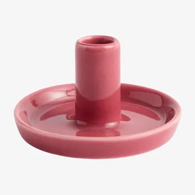 Nordic Nest HAY Disc candleholder Berry pink x-small Ø7x4 cm