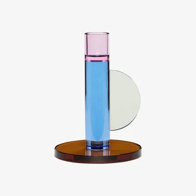 Nordic Nest Hübsch Astro candleholder Blue