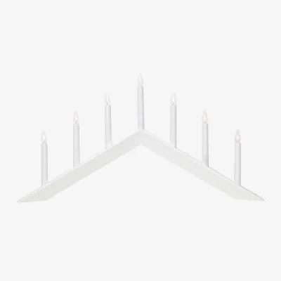 Nordic Nest Arrow candle holder 36 cm White