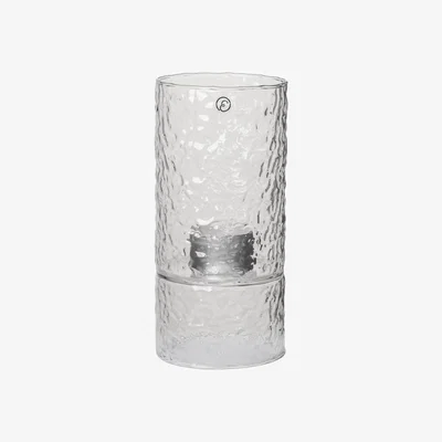 Nordic Nest ERNST Ernst vase/tealight holder textured Ø7.5x16 cm