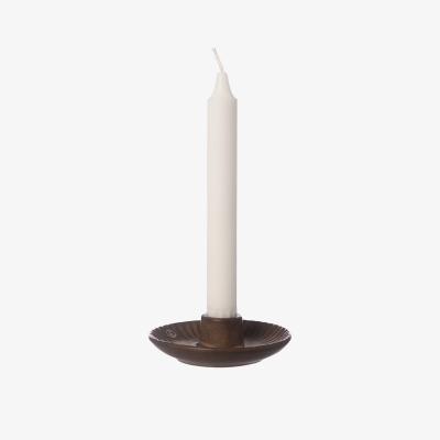 Nordic Nest ERNST Ernst candleholder Ø10.5x3.5 cm Brown-beige