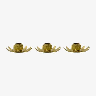 Nordic Nest House Doctor Starry candle holder Antique brass