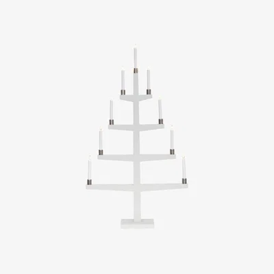 Nordic Nest Star Trading Tall candlestick 61 cm White