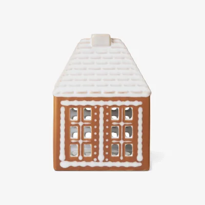 Nordic Nest Kähler Gingerbread candle holder 11 cm Brown