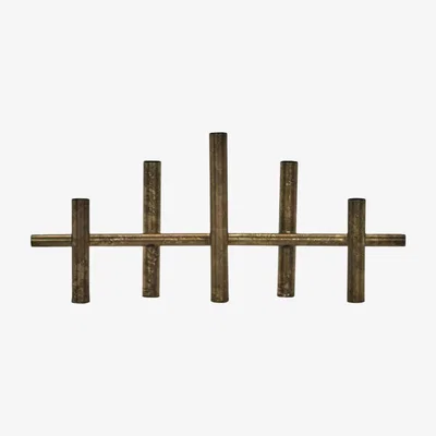 Nordic Nest House Doctor Maxi candle holder 45 cm Antique brass color