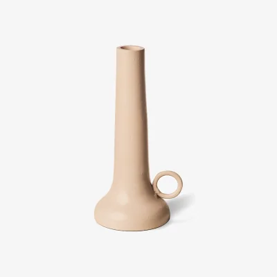 Nordic Nest POLSPOTTEN Spartan candle holder S 22 cm Beige