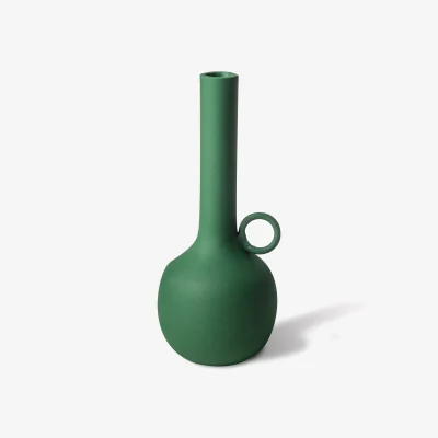 Nordic Nest POLSPOTTEN Spartan candle holder M 26 cm Dark green