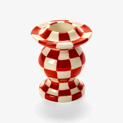 Nordic Nest Serax Les Objets Mouleversants N°2 candlestick Red-white