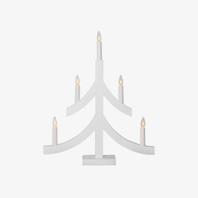 Nordic Nest Star Trading Pagoda candlestick 40 cm White