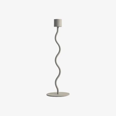 Nordic Nest Cooee Design Curved candle holder 26 cm Sand