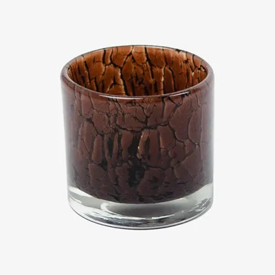 Nordic Nest Olsson & Jensen Fuji tealight holder Ø8 cm Dark brown