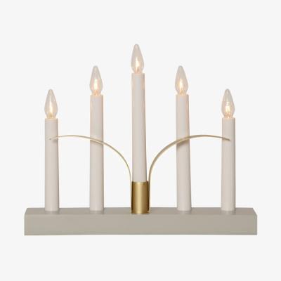 Nordic Nest Star Trading Lilja candle holder 30 cm Gray