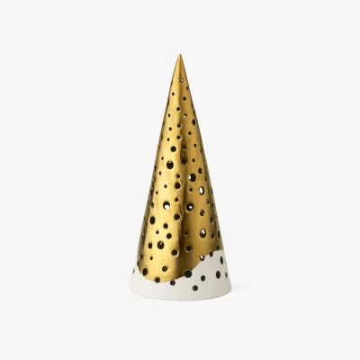 Nordic Nest Kähler Nobili candle holder small Gold-white
